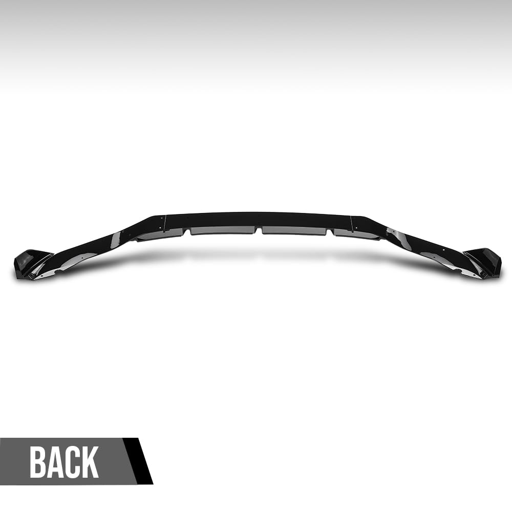 G-PLUS Front Bumper Lip Splitter Spoiler Compatible with BMW X5 Model 2019-2023 with M Sport Package Only, Not Fit X5M or Model Without M Sport Package Front Bumper Lip Splitter Glossy Black