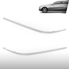 G-PLUS Pair Front Outer Bumper Face Bar Trim Compatible with Benz E350 / E550 Base Convertible 2-Door 2011-2013 2078852021, 2078851921, MB1047115, MB1046115 Silver