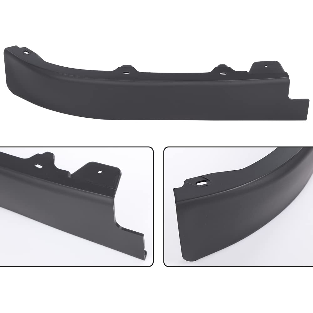 G-PLUS Front Lower Spoiler Air Dam Bundle W/Side Support Compatible with 1997-2004 Chevy C5 Corvette