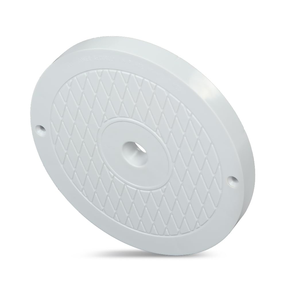 G-PLUS Pool Skimmer Deck Lid Cover, 8.5" Round Original Compatible with Hayward Swimming Pools SPX1084R, Fits Skimmer SP1082, SP1083, SP1084, SP1085, SP1086 Models