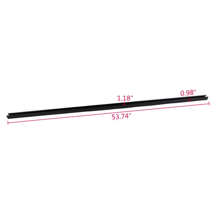 G-PLUS Front Header Deck Rail Compatible with 2016-2019 Toyota Tacoma Truck Bed Accessories 53.74" Length Black Plastric Replace PT278-35100-BH