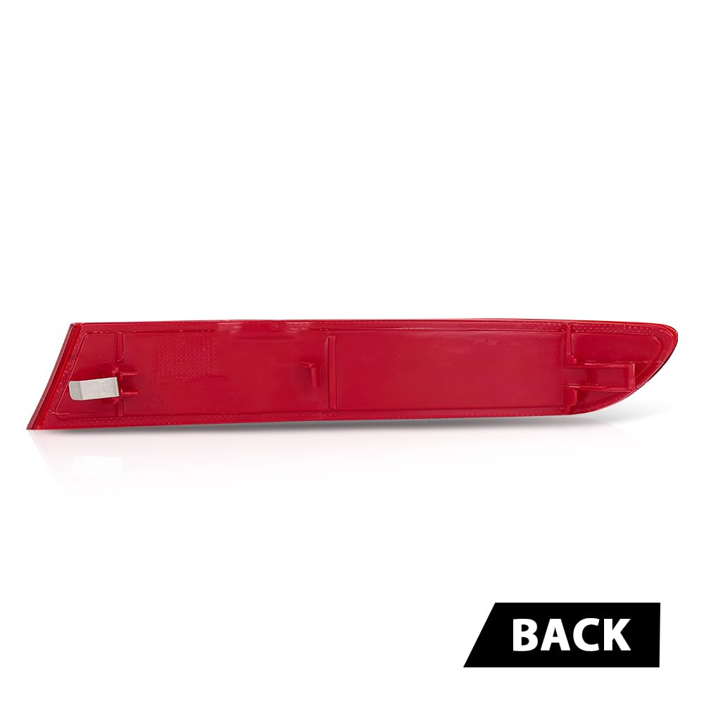 G-PLUS Rear Driver Side Bumper Reflector Compatible with BMW F25 X3 Series sDrive28i xDrive28d xDrive28i xDrive35i 2015-2017 63257352209, 63 25 7 352 209 Red