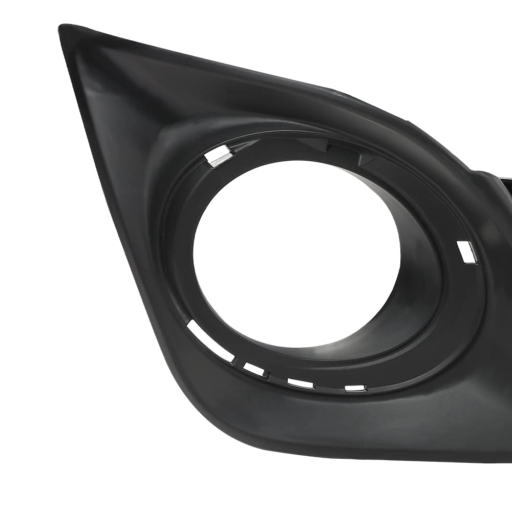 G-PLUS Fog Light Bezel Set Left and Right Compatible with 2012 2013 2014 Toyota Camry SE SE Sport 5212706290, TO1039149, 5212806290, TO1038149
