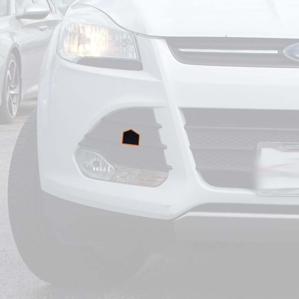 G-PLUS Front Right Bumper Tow Hook Eye Cover, Compatible with Ford Escape 2013-2016, Front Side Grille Impact Joint Passenger Side Textured Black CJ5Z17A900AB, CJ5Z-17A900-AB