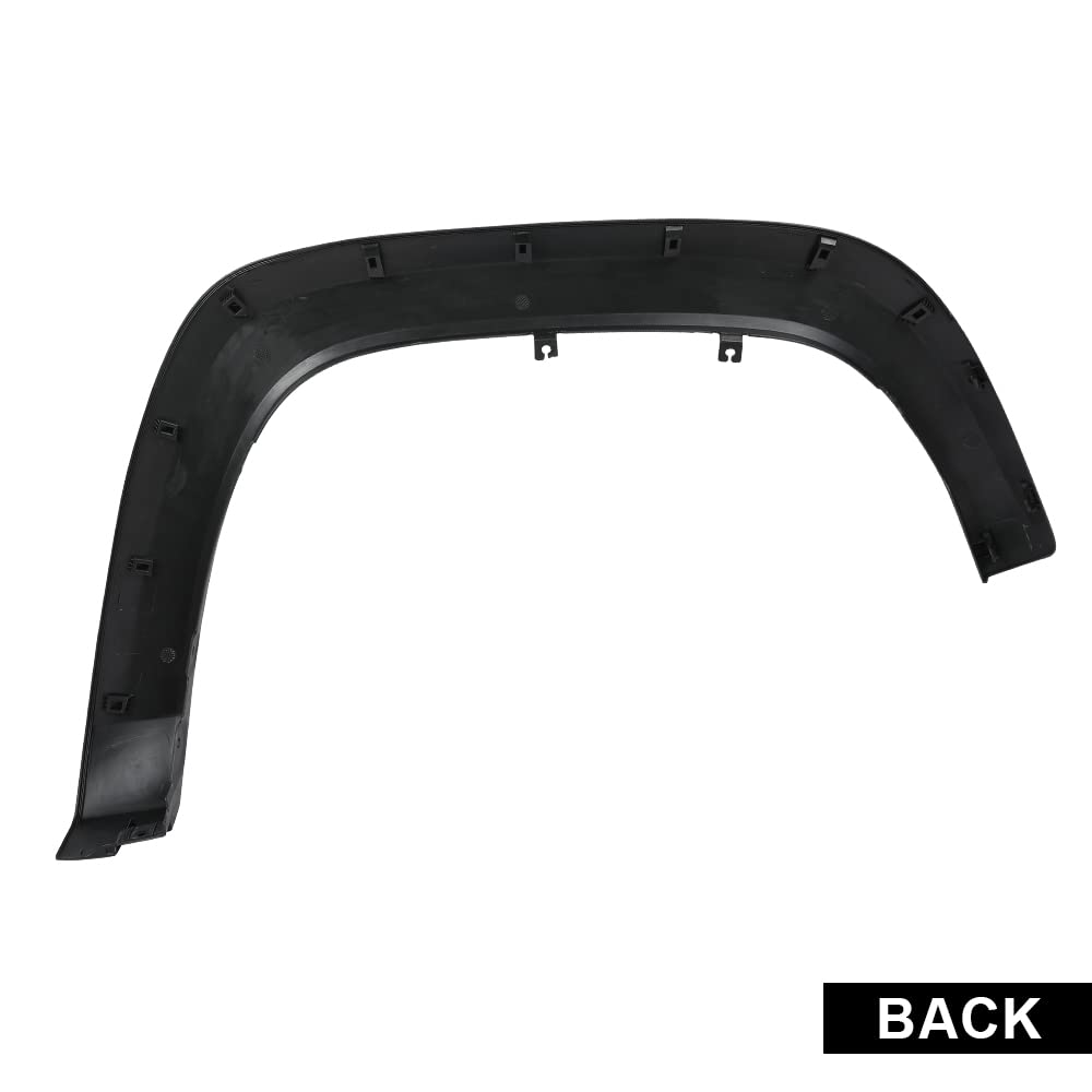 G-PLUS Front Left Fender Flare Compatible with Toyota Tacoma 2016 2017 2018 2019 2020 2021 Left Side Moulding Trim Wheel Opening Molding TO1290109 7587204060, Smooth Factory Style