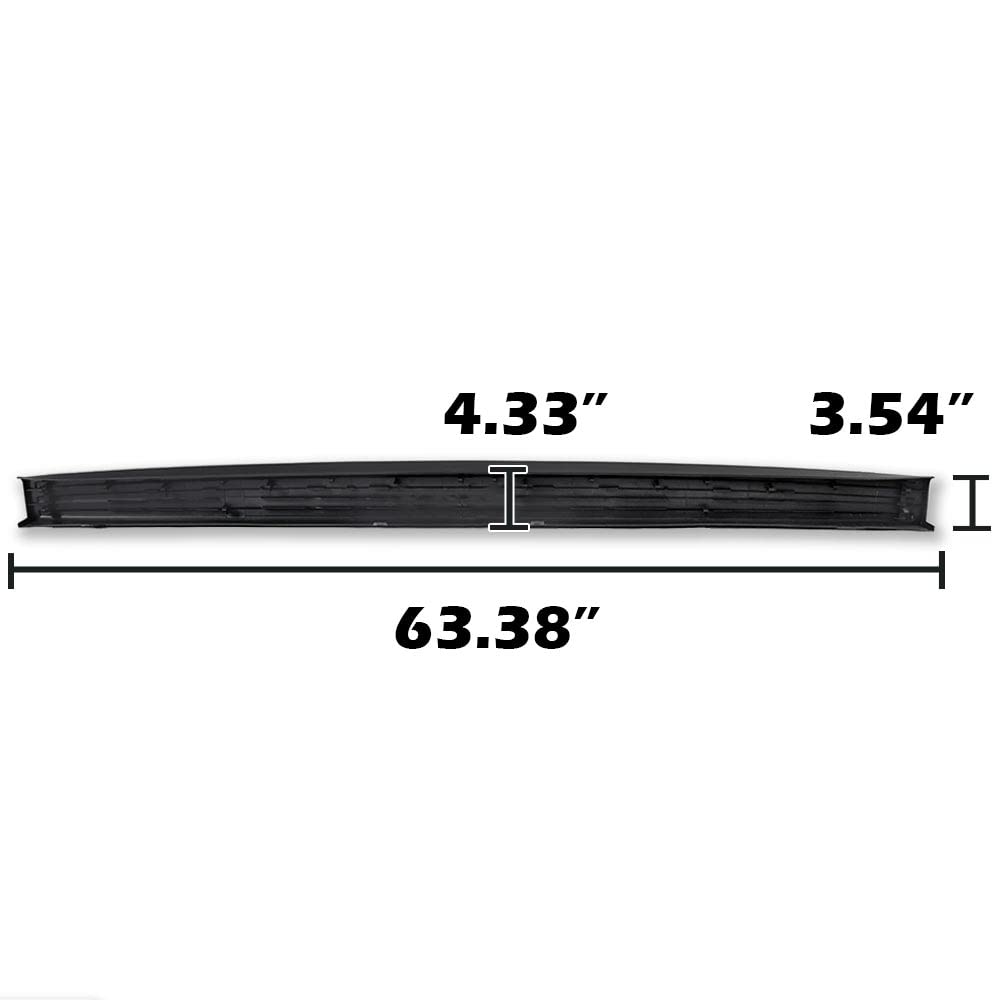 G-PLUS Tailgate Molding Flexible Step Trim 3PCS Compatible with Ford F250 F350 Super Duty 2008-2016 8C3Z-9941019-AA, 8C3Z9941019AA