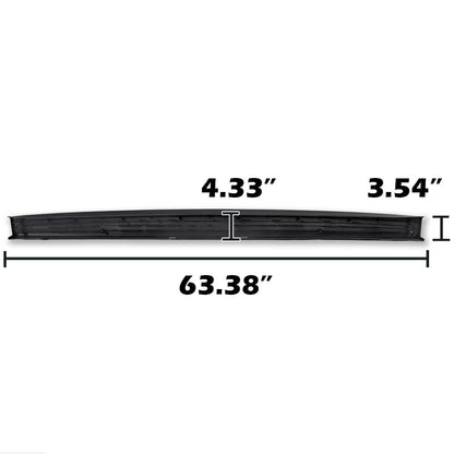G-PLUS Tailgate Molding Flexible Step Trim 3PCS Compatible with Ford F250 F350 Super Duty 2008-2016 8C3Z-9941019-AA, 8C3Z9941019AA