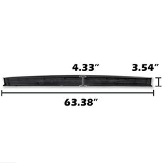 G-PLUS Tailgate Molding Cap for Ford F150 2009-2014 Top Protector Black Side View