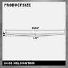 G-PLUS Hood Molding Trim Moulding Compatible with Cadillac Escalade Escalade ESV (submodel: Luxury, Premium Luxury, Premium Luxury Platinum) 2021-2023 84731887, GM1235138 Chrome