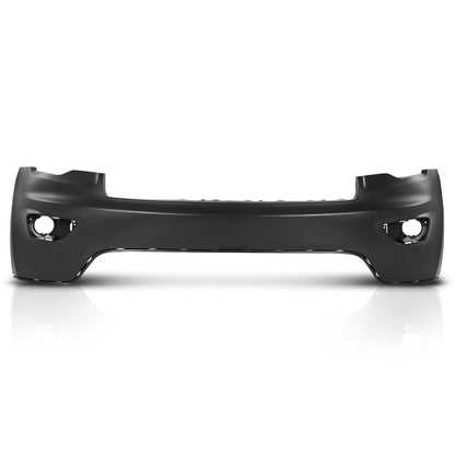 G-PLUS Bumper Cover Fascia Front Upper Compatible with Jeep Grand Cherokee 2016-2022,Fit Models without Park Assist System, With Tow Hook Holes