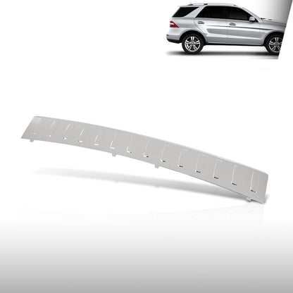 G-PLUS Rear Bumper Step Plate Trim Chrome Compatible with Benz ML250 Bluetec 4Matic 2015 Fit Benz ML350 Base 2013-2015 1668852174 Bumper Protector Guard Silver