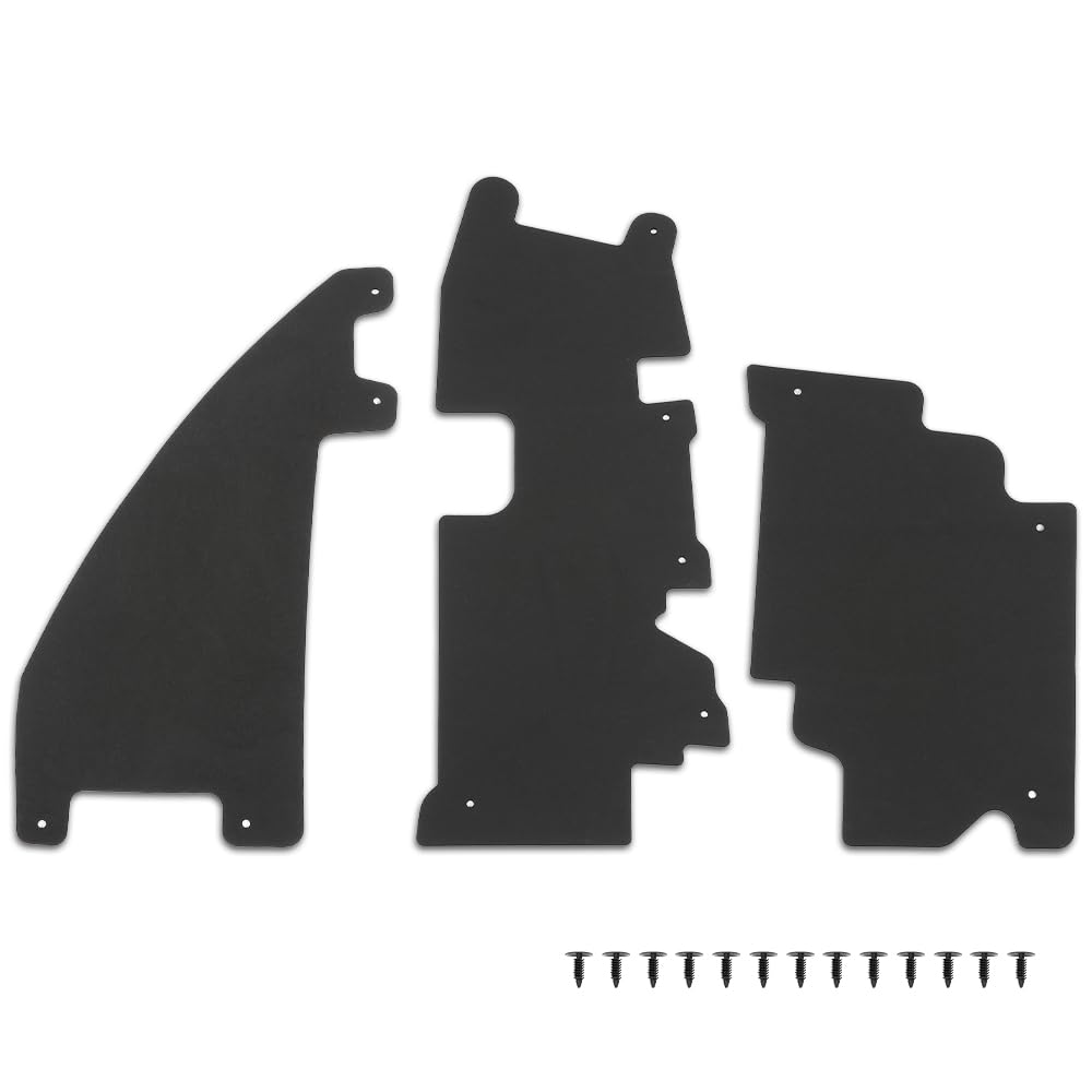 G-PLUS 3pcs Grille Air Deflector Set with Fasteners Compatible with Ford F150 2009-2014,Fit Ford Raptor 2009-2014 FO1218114