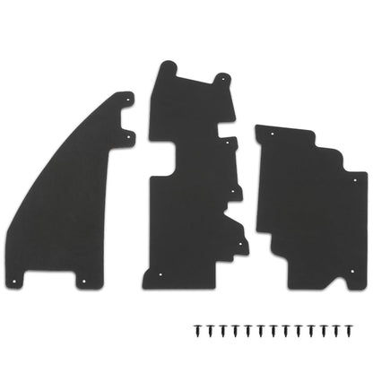 G-PLUS 3pcs Grille Air Deflector Set with Fasteners Compatible with Ford F150 2009-2014,Fit Ford Raptor 2009-2014 FO1218114