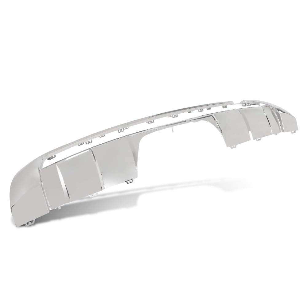 G-PLUS Rear Bumper Lower Chrome Trim Compatible with Benz ML550 ML500 2013-2015 A1668804340, A1668804440 Silver
