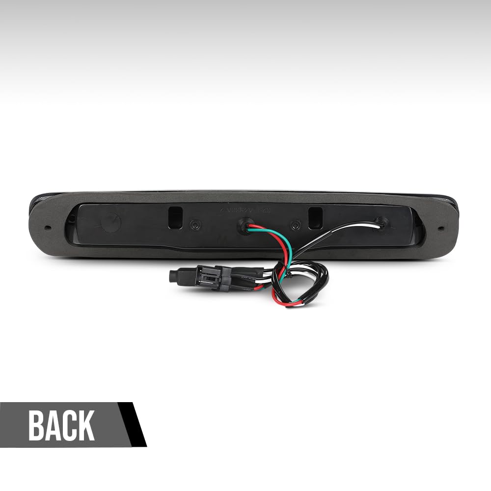 G-PLUS 3D LED Bar Third 3rd Brake Light Compatible with 1999-2006 GMC Sierra/Silverado 1500 2500 3500 & HD Models Rear Cargo Reverse Lamp High Mount Stop light