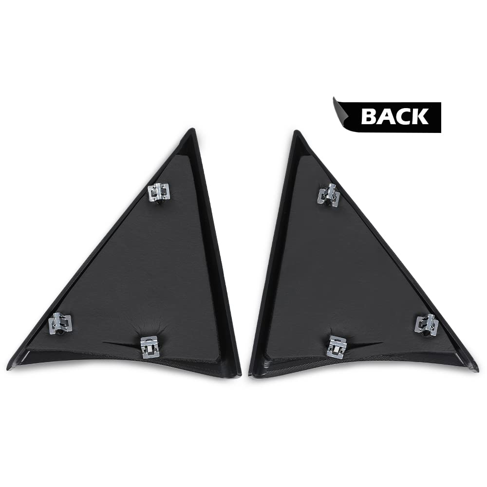 G-PLUS Front Door Upper Trim Panel Compatible with Chevy Silverado/Fit GMC Sierra 2007-2013 Left and Right Side 15873741 25862747 15852544 15214066