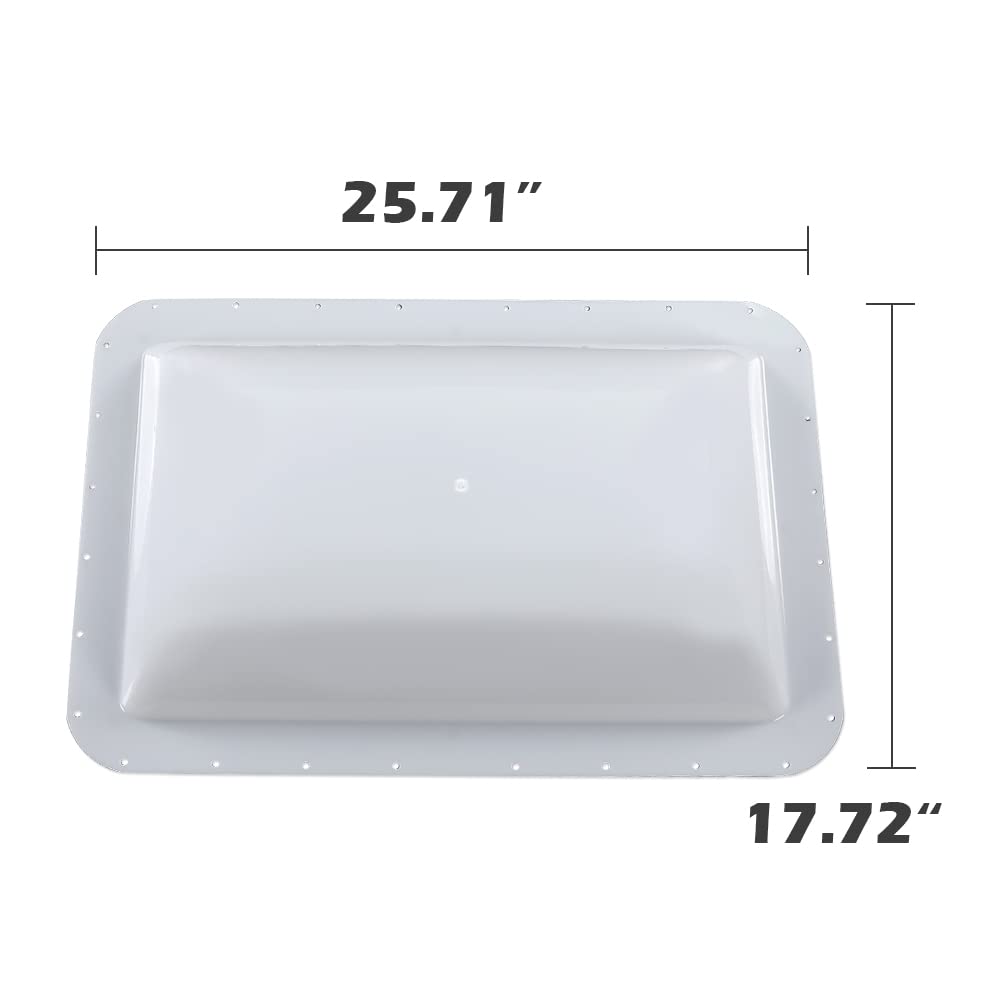 G-PLUS Skylight Cover White 14" X 22" Compatible with RV Camper Food Truck Camper Skylight Food Truck Skylight