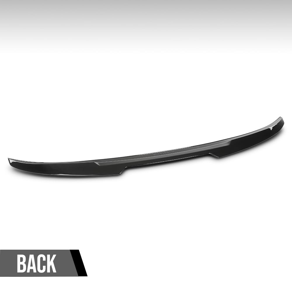 G-PLUS Rear Trunk Spoiler Wing Compatible with BMW 5 Series F10 F18 4 Door Sedan Model 2011-2016 Fit BMW F10 M5 Sedan 2011-2016 Will Not Fit Wagon Model Glossy Black