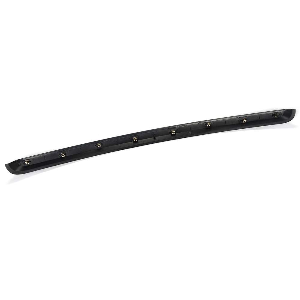 G-PLUS Hood Molding Trim without Chrome Grille Compatible with GMC Sierra 1500 2007-2013/2500 HD 3500 HD 2007-2010 Textured Black Plastic GM1235110 10385157