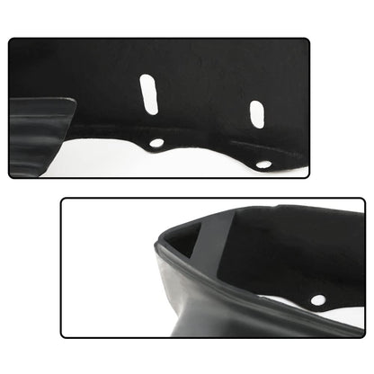 G-PLUS Rear Fiberglass Bumper Fillers Set of 2 Compatible with Cadillac Deville 1980-1992/Fit for Cadillac Fleetwood 1980-1992/Fit Cadillac Brougham 1980-1992 Black