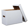 G-PLUS Comic Book Storage Comic Book Box Holds 150-175 Comics Collapsible and Stackable Short Moistureproof Box Stackable Archival Cardboard 3 Pack