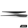 G-PLUS Side Skirts Extension Lip Splitter Compatible with Chevy Corvette C8 Stingray Z51 2-Door 2020-2023 Carbon Fiber Black