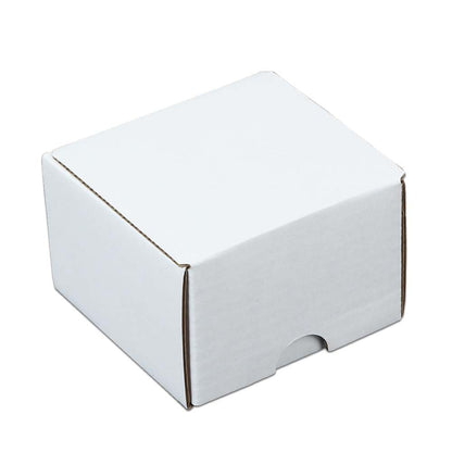 G-PLUS 10pcs Trading Card Storage Box 200 Count White Corrugated Cardboard Box Versatile Card Storage Box (Card not included)