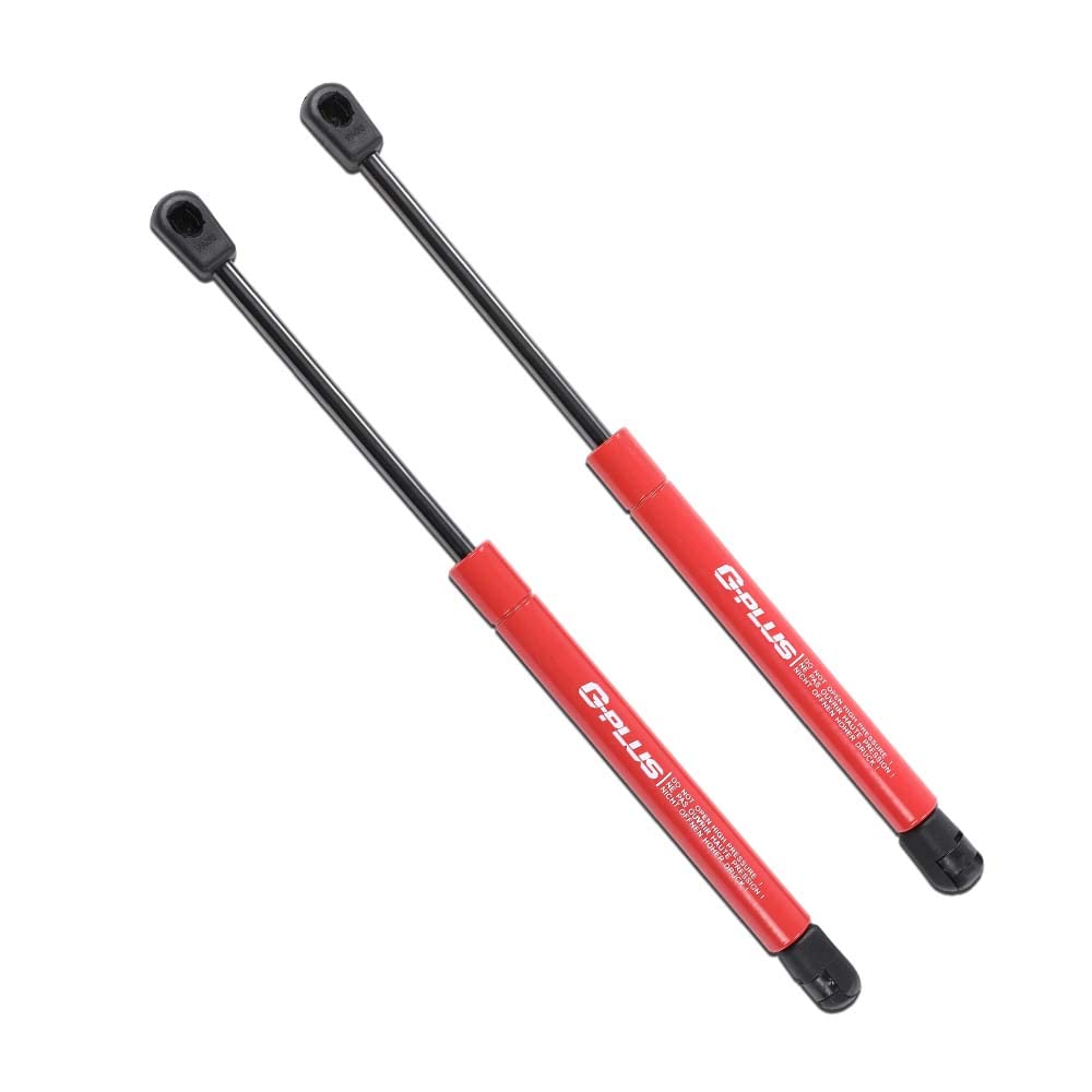 G-PLUS Racing Hood Lift Strut Damper Shock Set- Complete Kit Red Compatible with Ford Racing 15-21