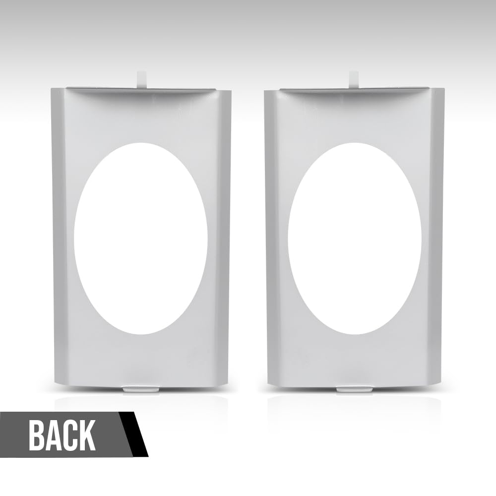 G-PLUS Behind Seat Cab Corner Speaker Mounting Brackets Compatible with Chevy GMC C10 Single Cab or Crew Cap Pickup 1973-1987, Fit 6x9 Speakers Silver