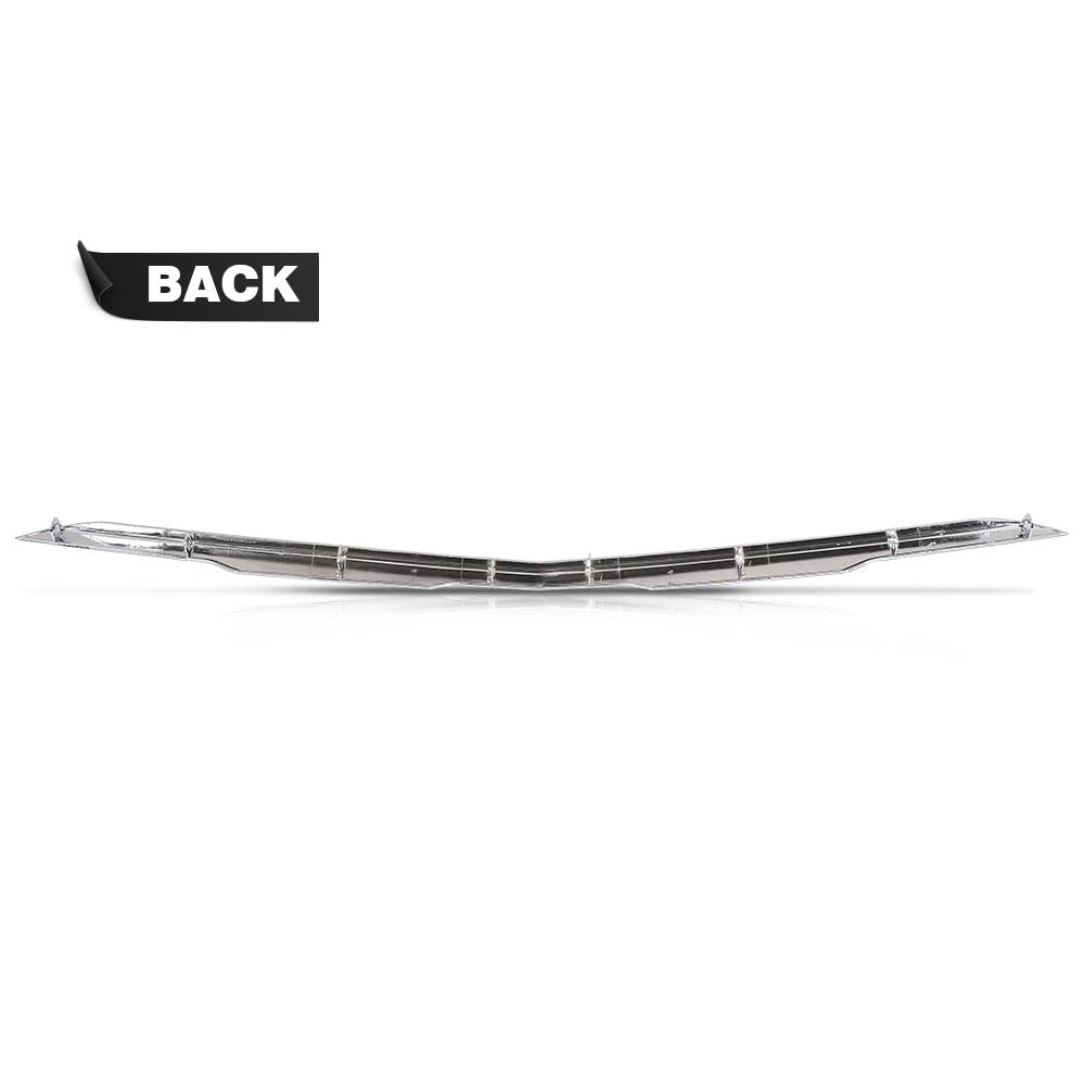G-PLUS Front Lower Bumper Cover Molding Compatible with Chevy Equinox 2022-2023 84792993, GM1044146 Black Chrome