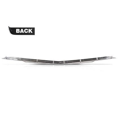G-PLUS Front Lower Bumper Cover Molding Compatible with Chevy Equinox 2022-2023 84792993, GM1044146 Black Chrome