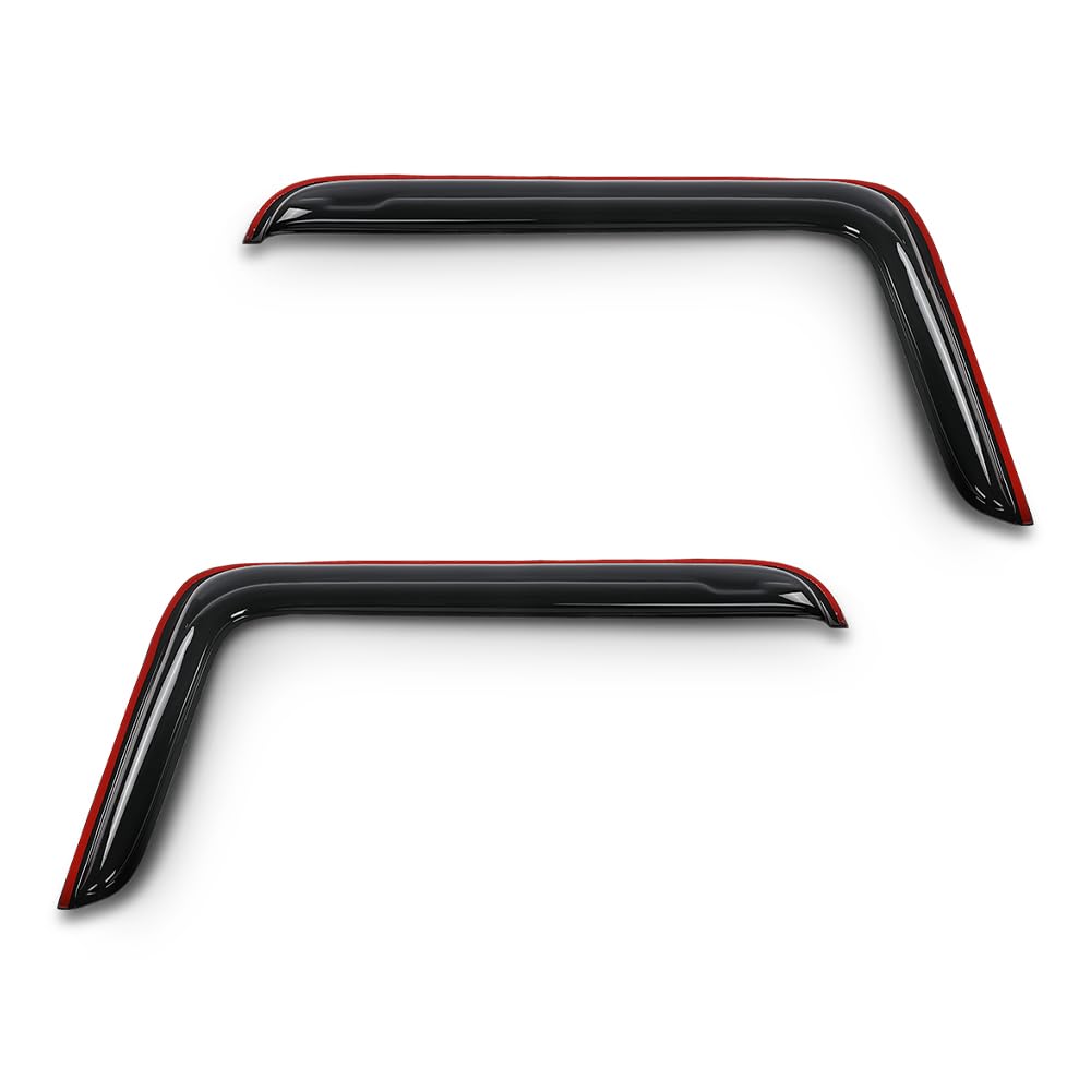 G-PLUS in-Channel Auto Vent Window Visors 4pcs Compatible with Cadillac Escalade ESV/Chevy Suburban/GMC Yukon 2015-2020 in-Channel Rain Guards Smoky