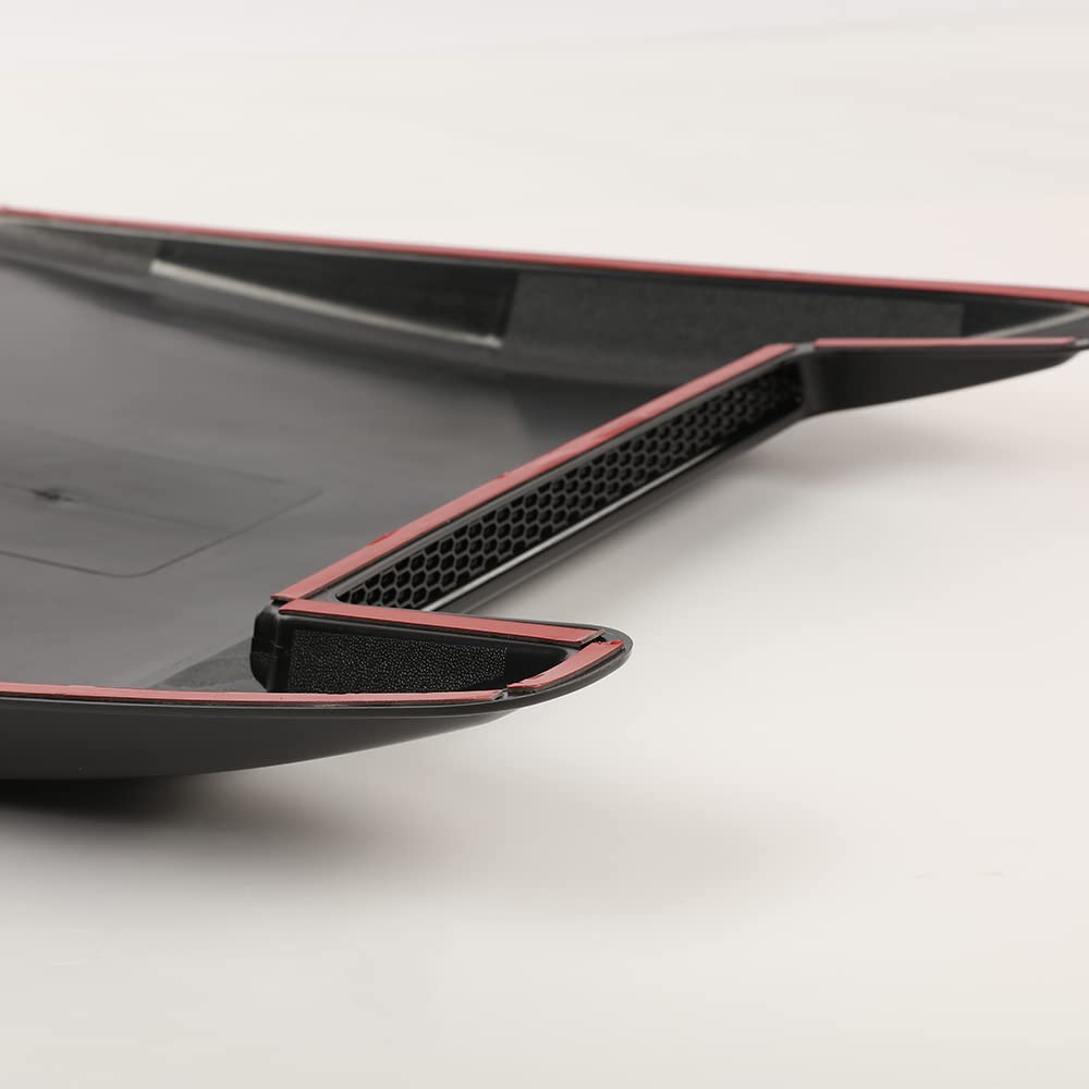 G-PLUS Hood Scoop Kit Compatible with Chevy Silverado 2003-2020,Fit Chevy Camaro 1967-2020,Fit Dodge Challenger 1970-2020,Fit Ford Mustang 1984-2020 ABS Paintable Hood Scoop