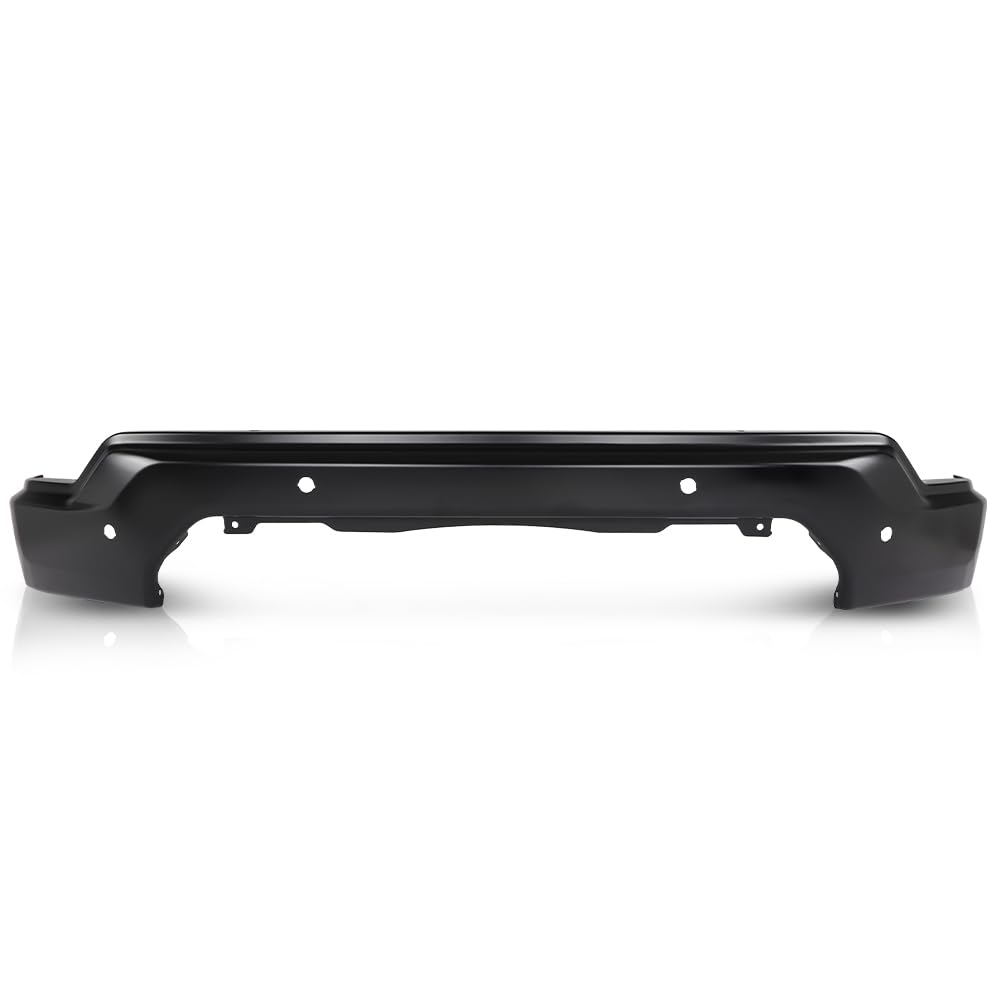 G-PLUS Front Bumper Face Bar Compatible with GMC Sierra 1500 2019-2021,Fit for Models with Park Assist Only, NOT Fit for Base Models Black