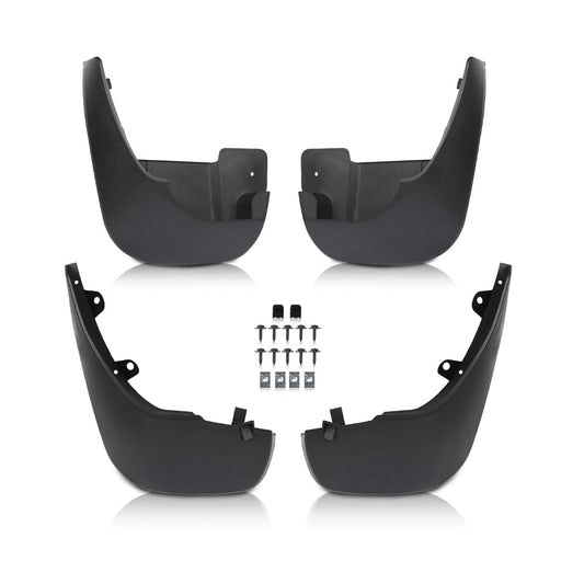 G-PLUS 4PCS Mud Flaps Splash Guards Mudguards Mudflaps with Hardware Compatible with Land Rover Range Rover Sport 2014-2016 with Running Boards Front LH RH and Rear LH RH