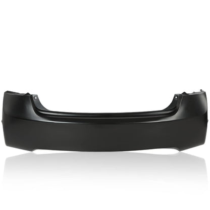 G-PLUS Rear Bumper Cover Compatible with Honda Civic Sedan 4dr 2006 2007 2008 2009 2010 2011, 04715SNAA90ZZ, HO1100235, Black