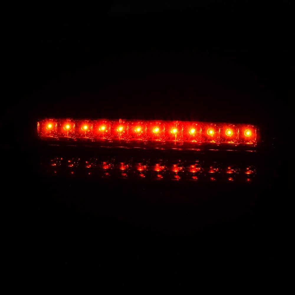 G-PLUS LED Third Brake Light Compatible with Chevy Silverado/GMC Sierra 1500 2500 3500 1999-2007 3rd Cargo Tail Stop Lamps, Red Lens Clear Housing, 16525205 5978318 923240