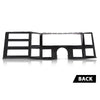 G-PLUS Dash Bezel Radio Surround Trim Compatible with 1984-1996 Jeep Cherokee XJ with Hole Silver