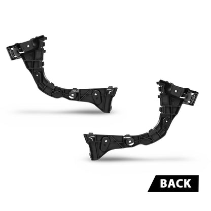 G-PLUS Rear Bumper Bracket Set, Compatible with Ford Focus RS 2016-2018/Focus SEL 2017-2018/ (submodel: ELECTRIC, SE, ST, Titanium) 2015-2018, LH & RH 2PCS, F1EZ17D948E, F1EZ17D948F