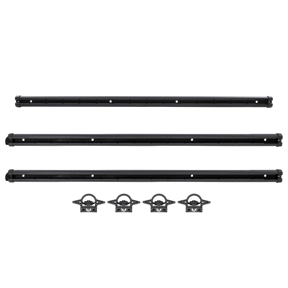 G-PLUS Trail Rail System Tie Down Rails Compatible with Jeep Gladiator 2020 2021 2022 2023