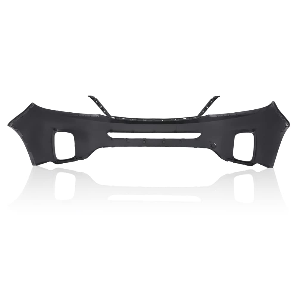 G-PLUS Front Upper Bumper Cover Compatible with Kia Sorento 2014 2015 Black Primered 865111U500 KI1000164 615343702995