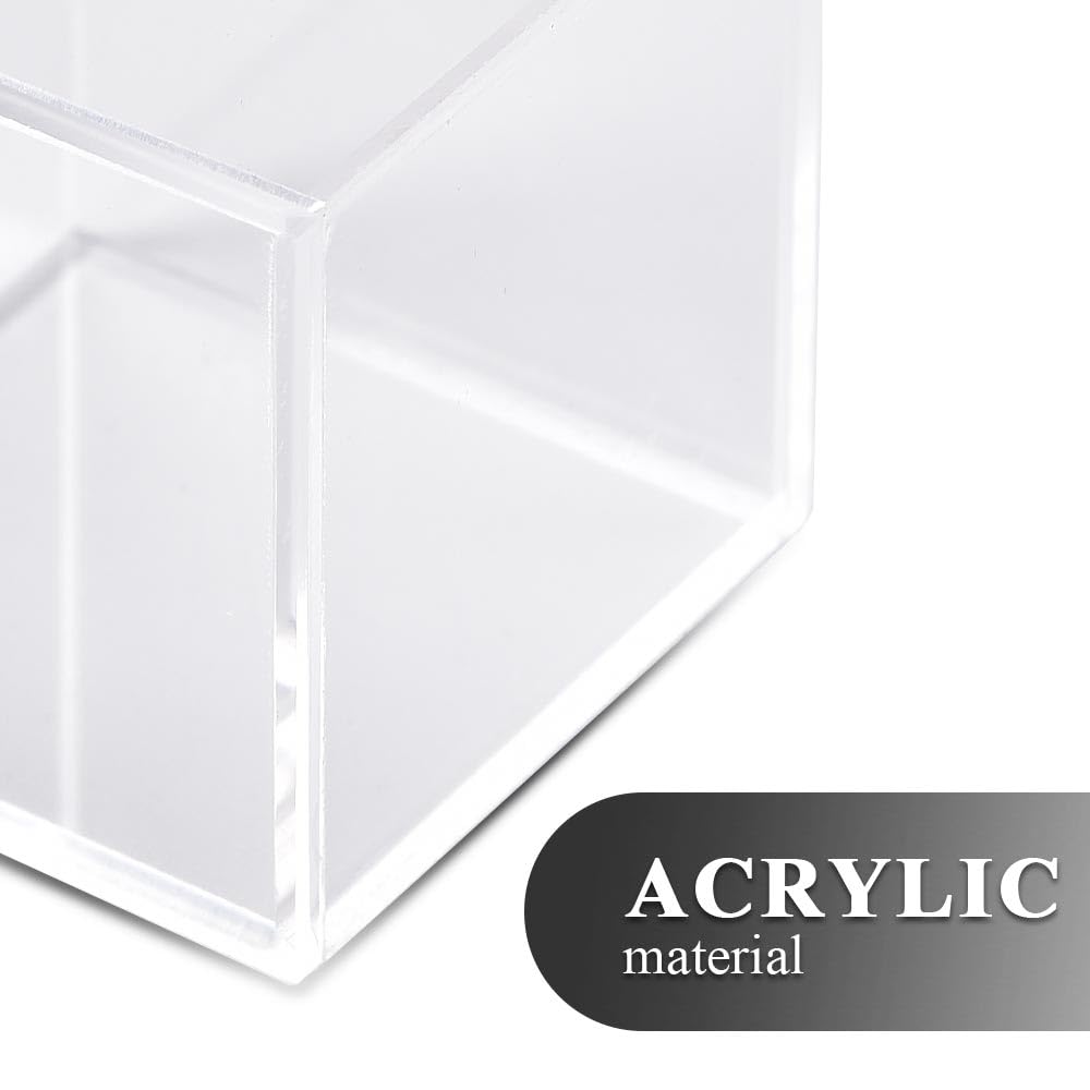 G-PLUS Golf Ball Display Case Acrylic Clear Baseball Holder Cube