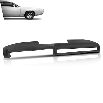 G-PLUS TPE Dash Cover Dashboard Compatible with Dodge Charger Plymouth Belvedere Coronet GTX Road Runner Satellite 1971-1974 Black
