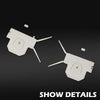 G-PLUS Lower Fender Retaining Clips Chrome Molding Trim Compatible with 1981-1988 Cutlass,2 PCS Clip Mounting Retainer Kit GM # 22510423
