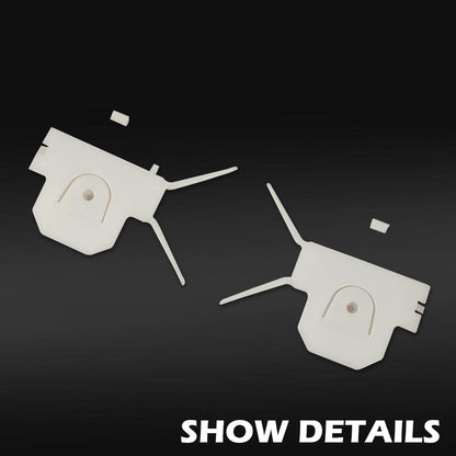 G-PLUS Lower Fender Retaining Clips Chrome Molding Trim Compatible with 1981-1988 Cutlass,2 PCS Clip Mounting Retainer Kit GM # 22510423