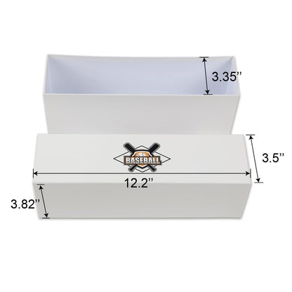 G-PLUS Graded Card Storage Box Holds 50-55 Graded Cards Holder Container (White)
