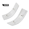 G-PLUS Corner Roof Moldings Left and Right Side Compatible with Ford F250 F350 F450 F550 Super Duty 1999-2007 Regular & Crew Cab Only (Not Fit Extended Cab) YC3Z-2551728-PTM YC3Z-2551729-PTM White