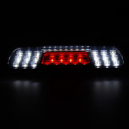 G-PLUS LED Third Brake Light Compatible with Chevy Silverado/GMC Sierra 1500 2500HD 2014-2018, 3rd High Mount Stop Lamp, Smoky Lens Black Housing, 23509162 20979071