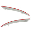 G-PLUS Bumper Reflector Set Compatible with 2013-2016 Ford Fusion Rear Left & Right 2Pc DS7Z13A565A, FO1185103, DS7Z13A565B, FO1184103