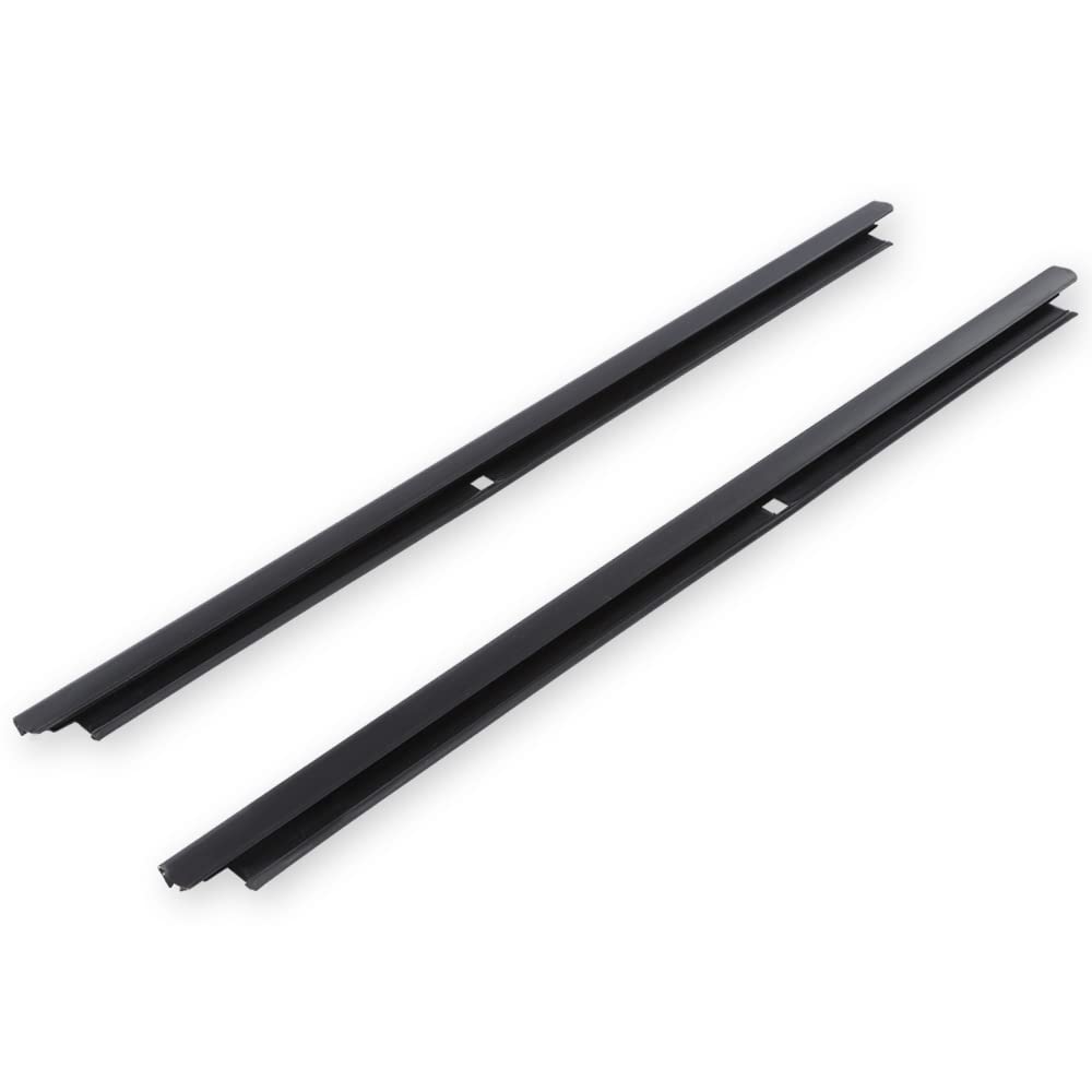 G-PLUS Black Rear Outer Window Sweep Felt Kit Compatible with Chevy Silverado GMC Sierra 1500/2500/3500 2001-2007,Fit Chevy Suburban Avalanche 1500/2500 2002-2006,Fit GMC Yukon 2001-2006 2PCS